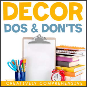 DECOR DOS AND DONTS