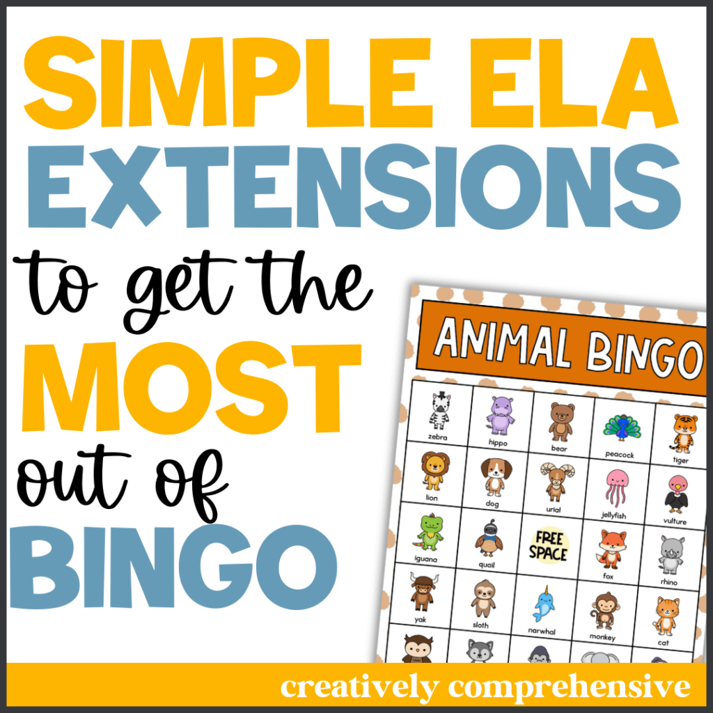ELA extensions for bingo