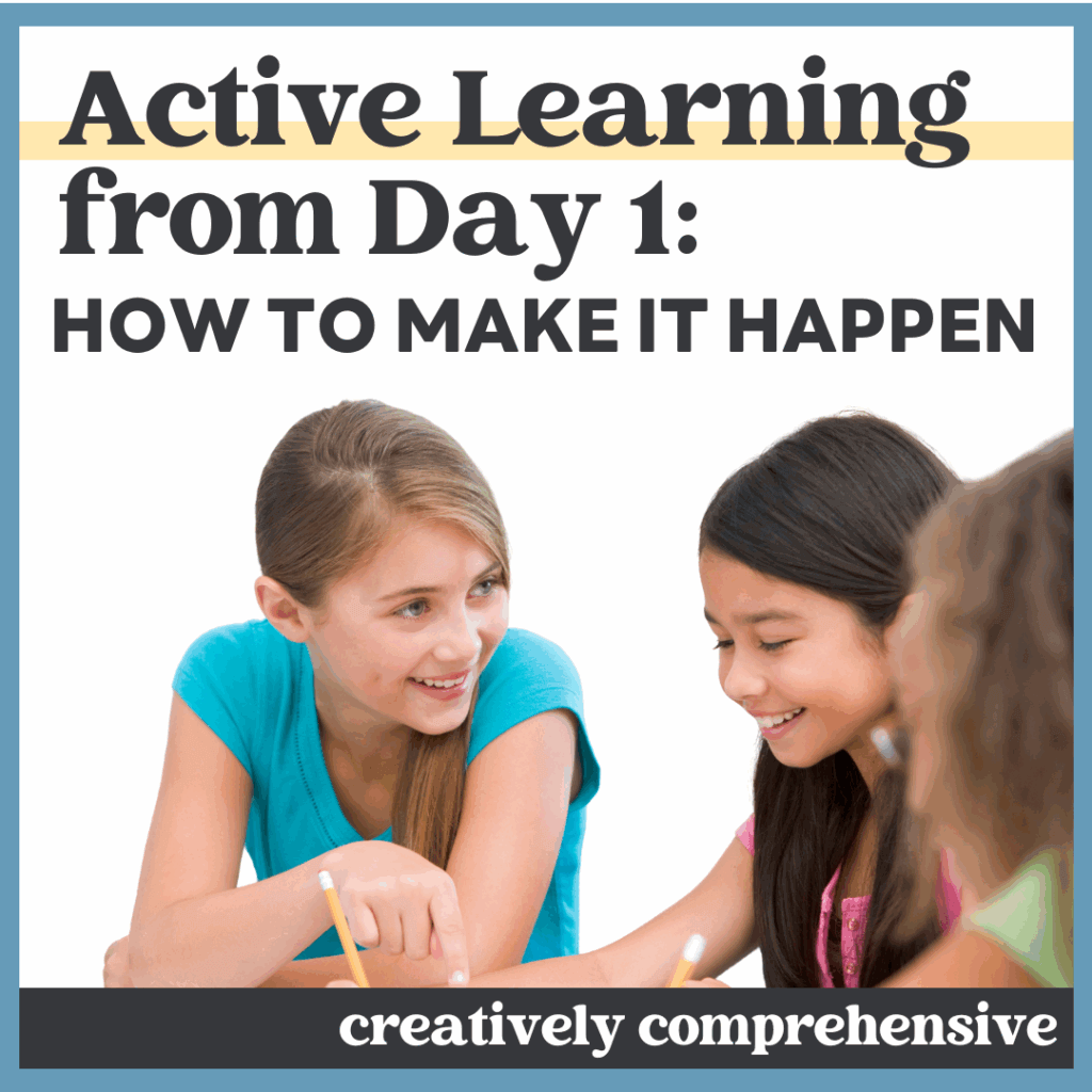 Engaged upper elementary students collaborating on a classroom assignment