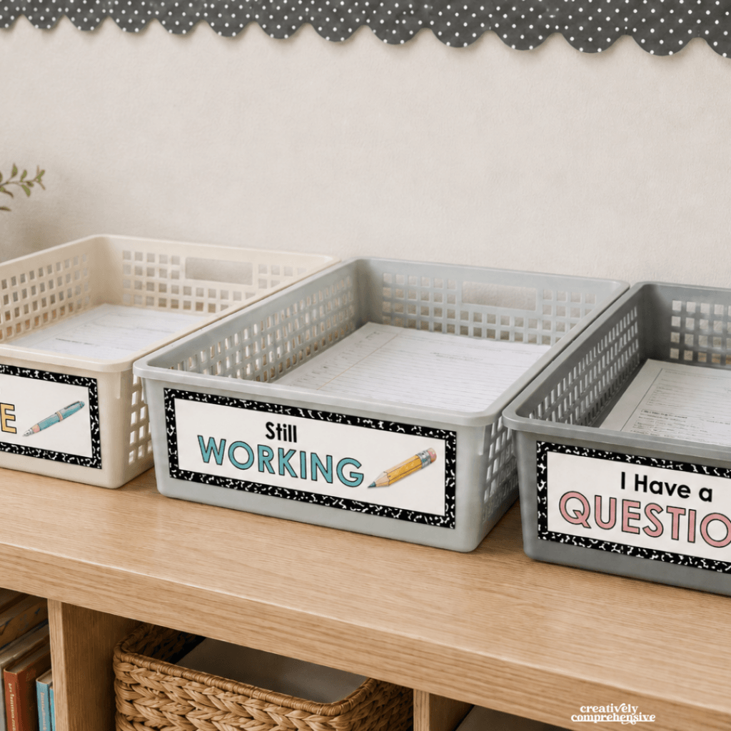 Student Turn-In Bins: 5 Ideas To Make Classroom Organization Easier
